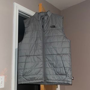 Gray North Face Vest